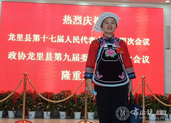 亮丽风景线：龙里布依族代表委员盛装出席“两会” (7).jpg