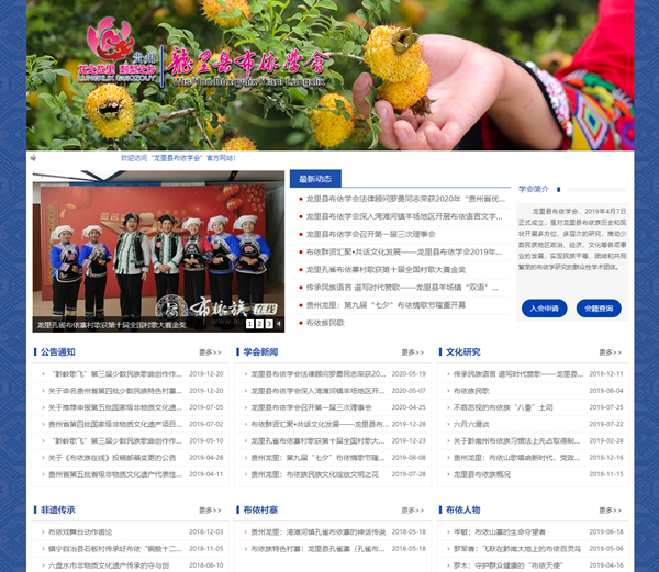 龙里县布依学会成立1周年 专题网站正式上线.png